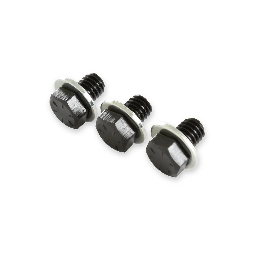 Mr Gasket Fits GM 3/8-20 - Set of 3 bolts with Washers. - Main Product View