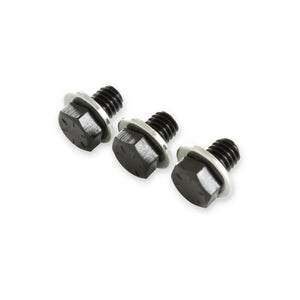 Mr Gasket Fits GM 3/8-20 - Set of 3 bolts with Washers. - Main Product View