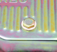 Load image into Gallery viewer, Mr Gasket Fits GM TH200. Stock depth and capacity. Finned design. 9768ZMRG - Installation View