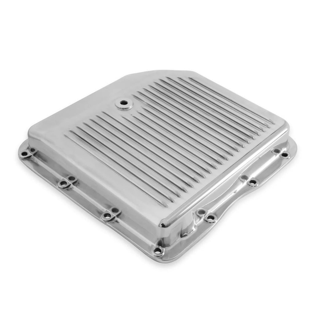 Mr Gasket Fits GM TH350. Stock depth and capacity. Finned design. 9791G - Main Product View