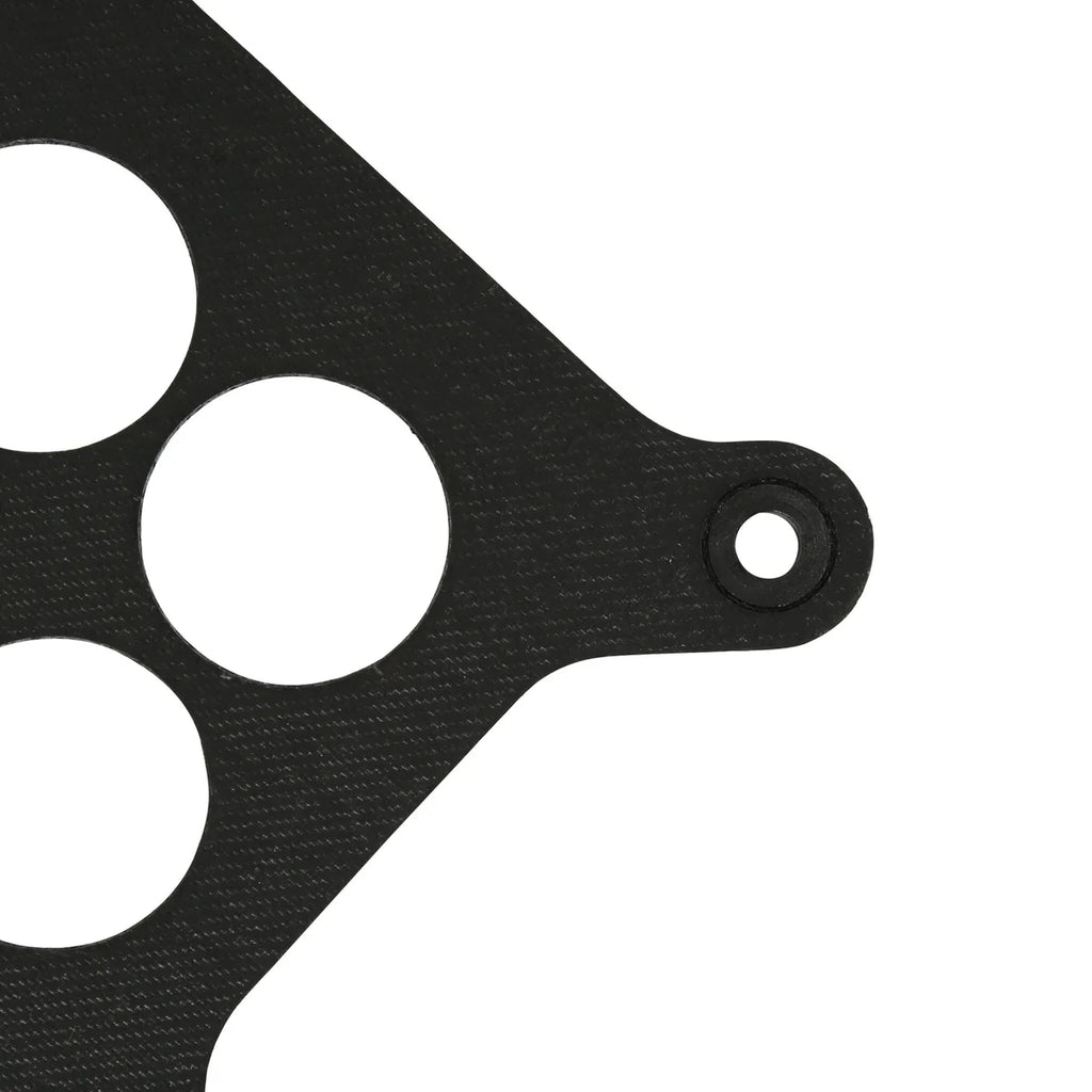 Mr Gasket Fits Holley 4-Barrel Squarebore Carburetors with 1-5/8 Inch Bore up to 600 cfm - Back View