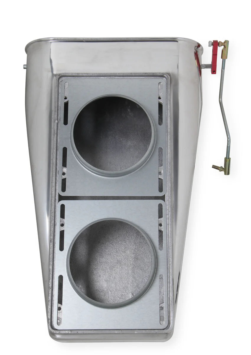 Mr Gasket Fits Single & Dual 4-Barrel Carburetors with 5-1/8 Inch Neck - Installation View