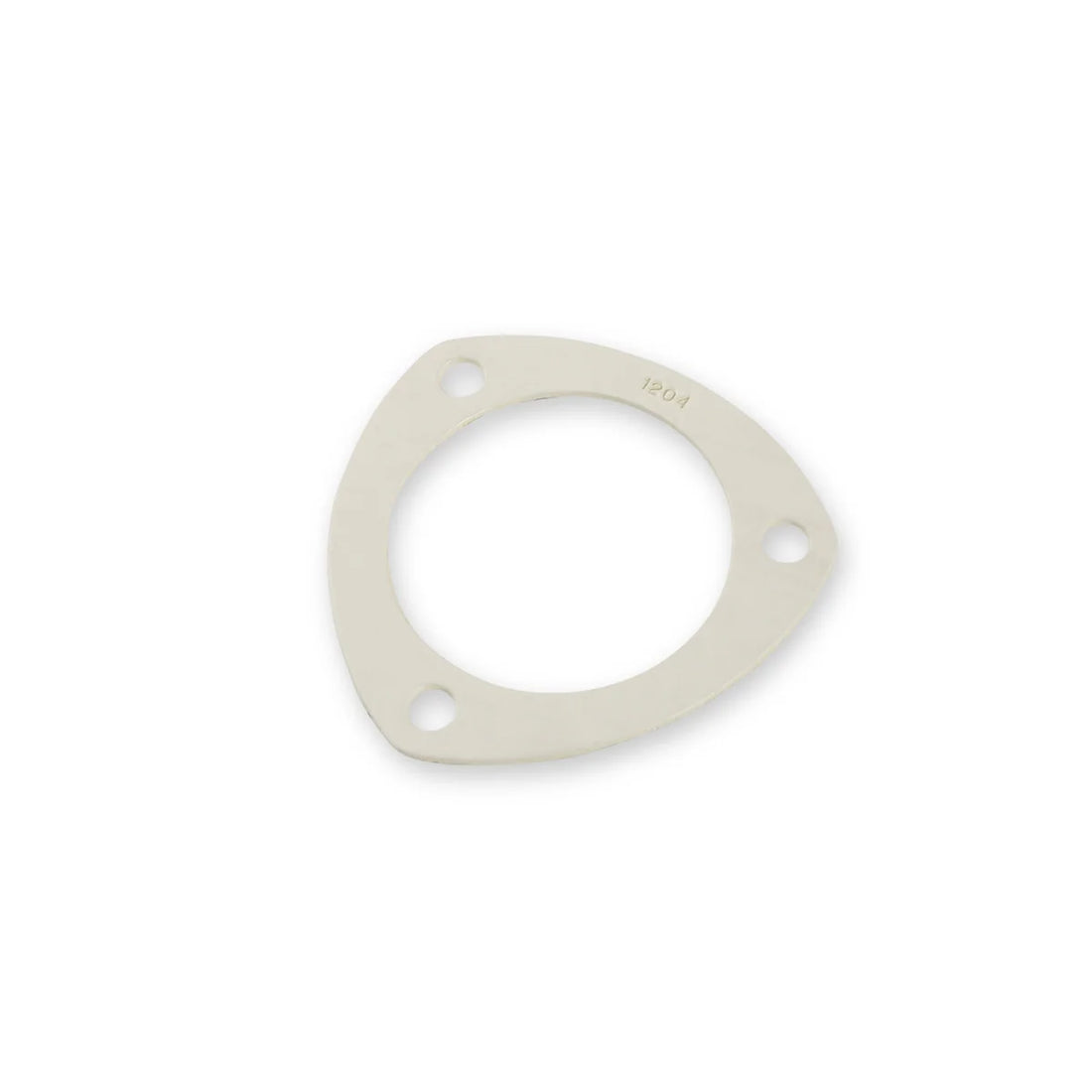 Mr Gasket Fits Triangular 3-bolt Header Collector Flanges with 3 Inch I.D. 1204 - Side View