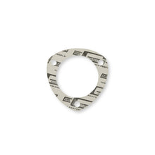 Load image into Gallery viewer, Mr Gasket Fits Triangular 3-bolt Header Collector Flanges with 3 Inch I.D. 1204 - Back View