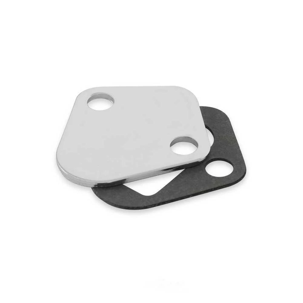 Mr. Gasket Fuel Pump Block Off Plate - Side View