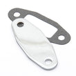 Load image into Gallery viewer, Mr Gasket Fuel Pump Block Off Plate - Chrome fits 1970-1982 Ford / Mercury