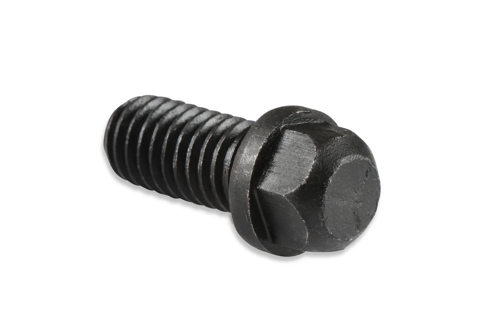 Mr Gasket Header Bolts - 3/8-16 x 3/4 Inch Hex Head - Black Oxide - 100 Pieces - Side View