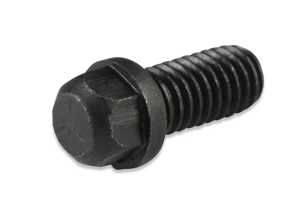 Mr Gasket Header Bolts - 3/8-16 x 3/4 Inch Hex Head - Black Oxide - 100 Pieces - Back View