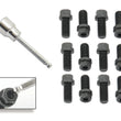 Load image into Gallery viewer, Mr Gasket Header Bolts - 3/8-16 x 3/4 Inch Hex &amp; Socket Head - Black Oxide