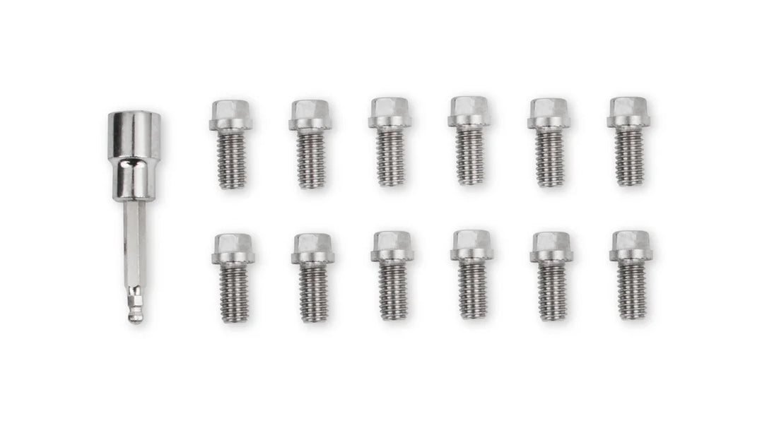 Mr Gasket Headlock Locking Header Bolts - 3/8-16 x 3/4 Inch - Set of...