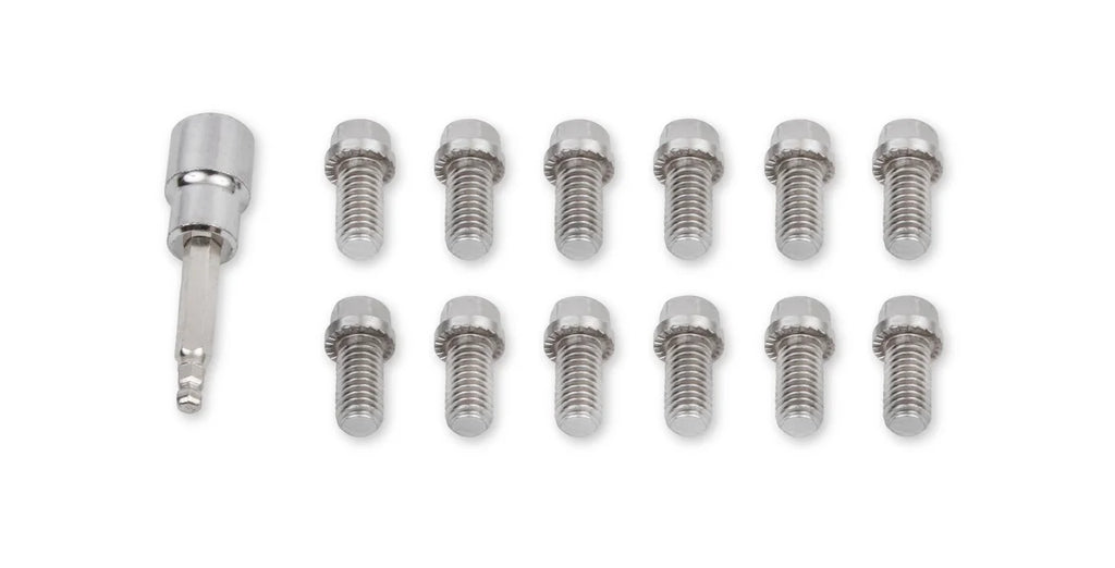 Mr Gasket Headlock Locking Header Bolts - 3/8-16 x 3/4 Inch - Set of 12 - Side View
