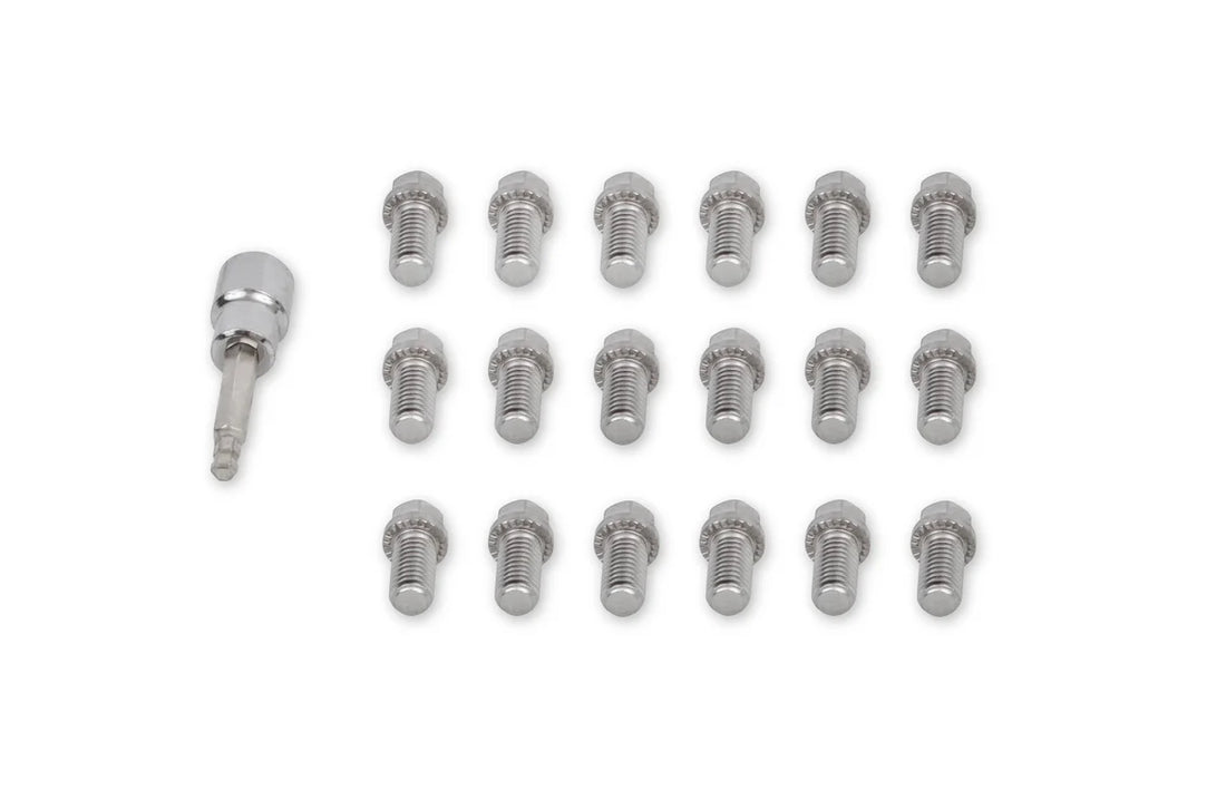 Mr Gasket Headlock Locking Header Bolts - Back View