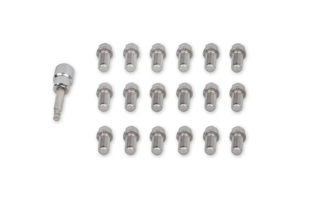 Mr Gasket Headlock Locking Header Bolts - Back View
