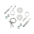 Load image into Gallery viewer, Mr Gasket Hood pin kit with hairpin style clips designed for oval track applications. 1619
