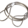 Load image into Gallery viewer, Mr Gasket Hood pin kit with hairpin style clips, lanyard cables, and scuff plates. 1616 - Side View