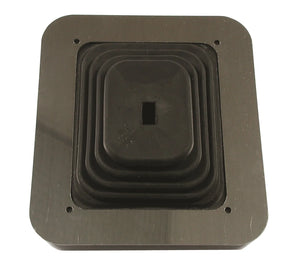 Mr Gasket Large Square boot with 6-1/2 Inch x 7-1/2 Inch plate 1652