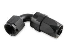 Load image into Gallery viewer, Mr Gasket Mr. Gasket -12 AN 90 Degree Swivel Hose End - Black 229012-BL - Back View