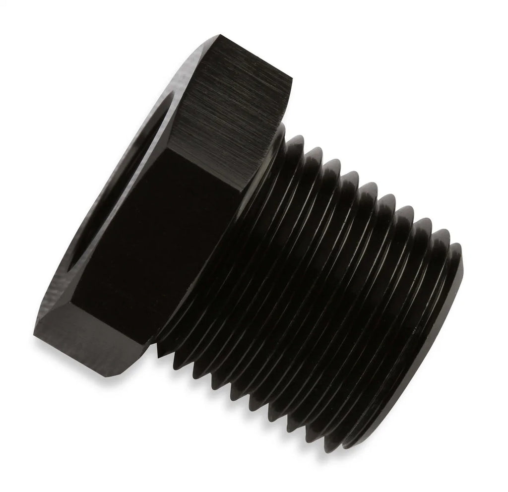 Mr Gasket Mr. Gasket 1/8 Inch NPT Female To 1/4 Inch NPT Male Reducer Bushing - Black 491201-BL - Main Product View