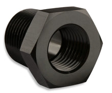 Load image into Gallery viewer, Mr Gasket Mr. Gasket 1/8 Inch NPT Female To 1/4 Inch NPT Male Reducer Bushing - Black 491201-BL - Side View