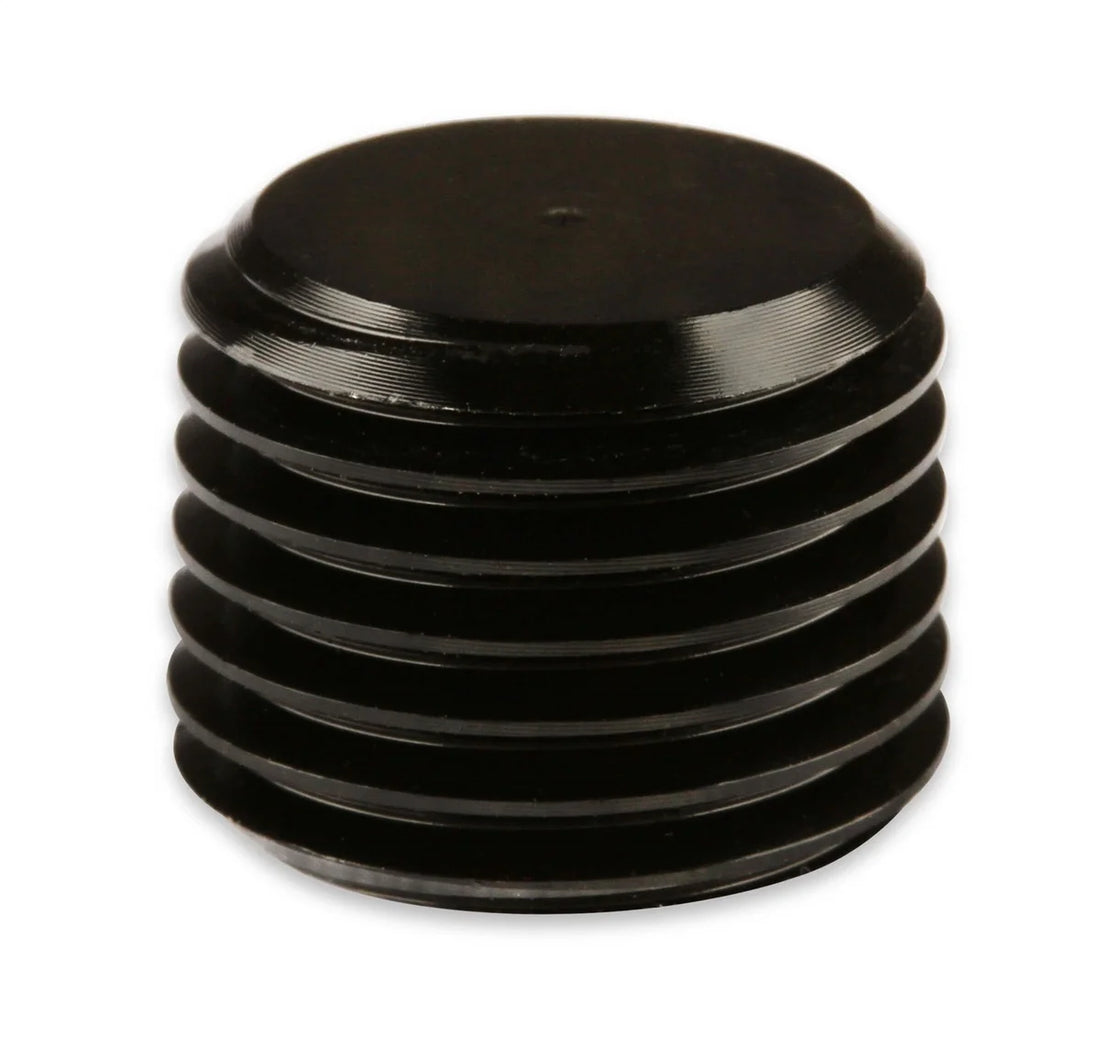 Mr Gasket Mr. Gasket 1/8 Inch NPT Plugs (2) - Black 493202-BL - Side View