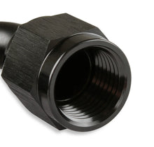 Load image into Gallery viewer, Mr Gasket Mr. Gasket -6 AN 120 Degree Swivel Hose End - Black 231206-BL - Detail View