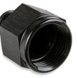 Load image into Gallery viewer, Mr Gasket Mr. Gasket -8 AN Female To -6 AN Male Flare Reducer - Black 995006-BL - Detail View