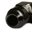 Load image into Gallery viewer, Mr Gasket Mr. Gasket 90 Degree -6 AN To 3/8 Inch NPT Adapter - Black 482266-BL - Detail View