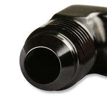 Load image into Gallery viewer, Mr Gasket Mr. Gasket 90 Degree -6 AN To 3/8 Inch NPT Adapter - Black 482266-BL - Detail View