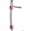 Load image into Gallery viewer, Mr Gasket Mr. Gasket Adjustable Fuel Line with Red and Blue Hose Ends 1556G - Side View