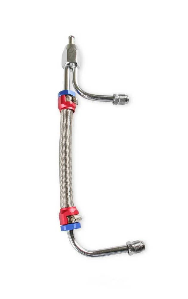 Mr Gasket Mr. Gasket Adjustable Fuel Line with Red and Blue Hose Ends 1556G - Side View