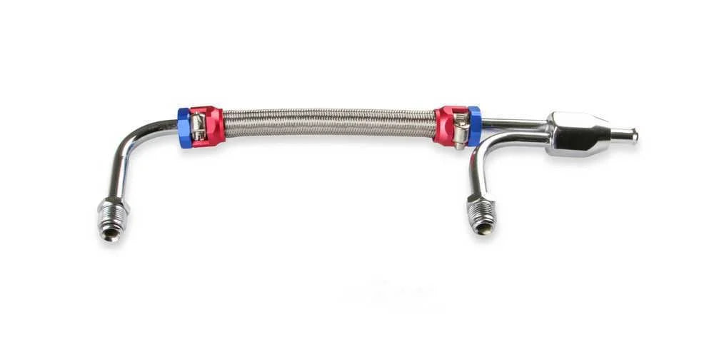 Mr Gasket Mr. Gasket Adjustable Fuel Line with Red and Blue Hose Ends 1556G - Back View