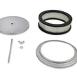 Load image into Gallery viewer, Mr Gasket Mr. Gasket Air Cleaner - 6-1/2 Inch Diameter, 2 Inch Tall - Chrome 1486 - Back View