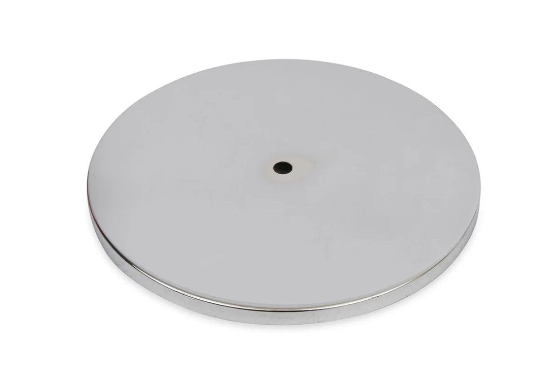 Mr Gasket Mr. Gasket Air Cleaner - 6-1/2 Inch Diameter, 2 Inch Tall - Chrome 1486 - Installation View