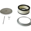 Load image into Gallery viewer, Mr Gasket Mr. Gasket Air Cleaner - 6-1/2 Inch Diameter, 2-7/16 Inch Tall - Chrome 1485 - Side View