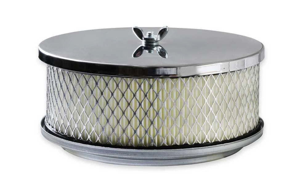 Mr Gasket Mr. Gasket Air Cleaner - 6-1/2 Inch Diameter, 2-7/16 Inch Tall - Chrome 1485 - Additional View 7