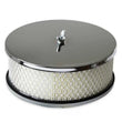 Load image into Gallery viewer, Mr Gasket Mr. Gasket Air Cleaner - 6-1/2 Inch Diameter, 2-7/16 Inch Tall - Chrome 1485 - Additional View 8