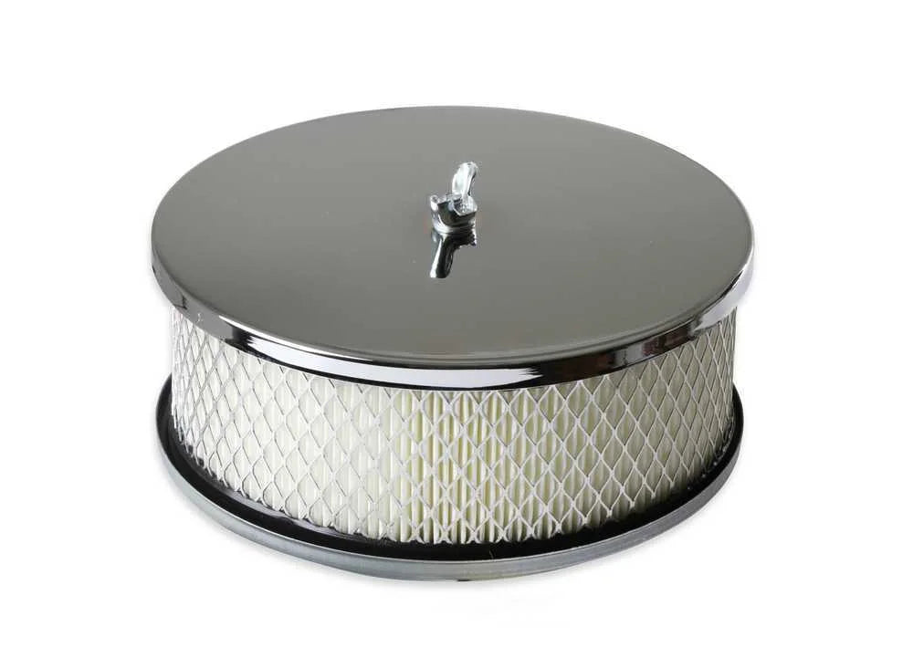 Mr Gasket Mr. Gasket Air Cleaner - 6-1/2 Inch Diameter, 2-7/16 Inch Tall - Chrome 1485 - Additional View 8