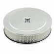 Load image into Gallery viewer, Mr Gasket Mr. Gasket Air Cleaner - 9 Inch Diameter x 2-3/4 Inch Tall - Chrome 1487 - Main Product View