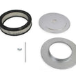 Load image into Gallery viewer, Mr Gasket Mr. Gasket Air Cleaner - 9 Inch Diameter x 2-3/4 Inch Tall - Chrome 1487 - Detail View