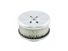 Load image into Gallery viewer, Mr Gasket Mr. Gasket Air Cleaner - Deep Dish - 4 Inch x 2 Inch - Chrome 4354 - Main Product View