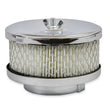 Load image into Gallery viewer, Mr Gasket Mr. Gasket Air Cleaner - Deep Dish - 4 Inch x 2 Inch - Chrome 4354 - Side View