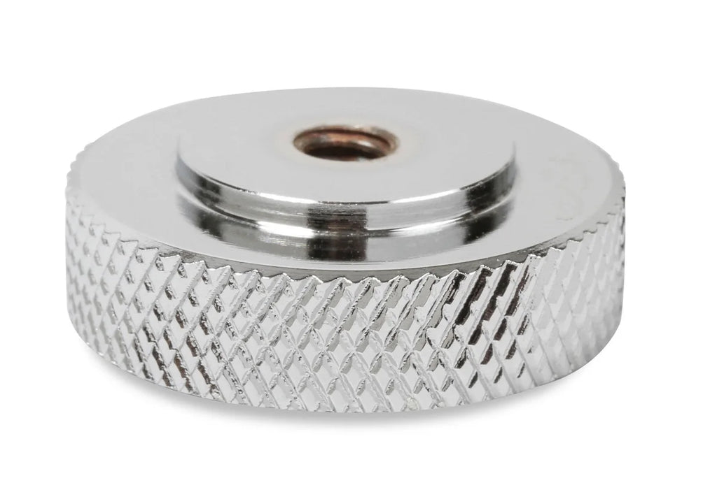 Mr Gasket Mr. Gasket Air Cleaner Nut - 1/4-10 - Chrome Steel, Knurled 5327G - Detail View