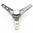 Load image into Gallery viewer, Mr Gasket Mr. Gasket Air Cleaner Wing Nut - Tri-Bar - Chrome 9868 - Main Product View