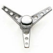 Load image into Gallery viewer, Mr Gasket Mr. Gasket Air Cleaner Wing Nut - Tri-Bar - Chrome 9868 - Main Product View