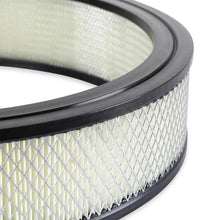 Load image into Gallery viewer, Mr Gasket Mr. Gasket Air Filter - 14 Inch x 3 Inch - Replacement - White 6403 - Installation View