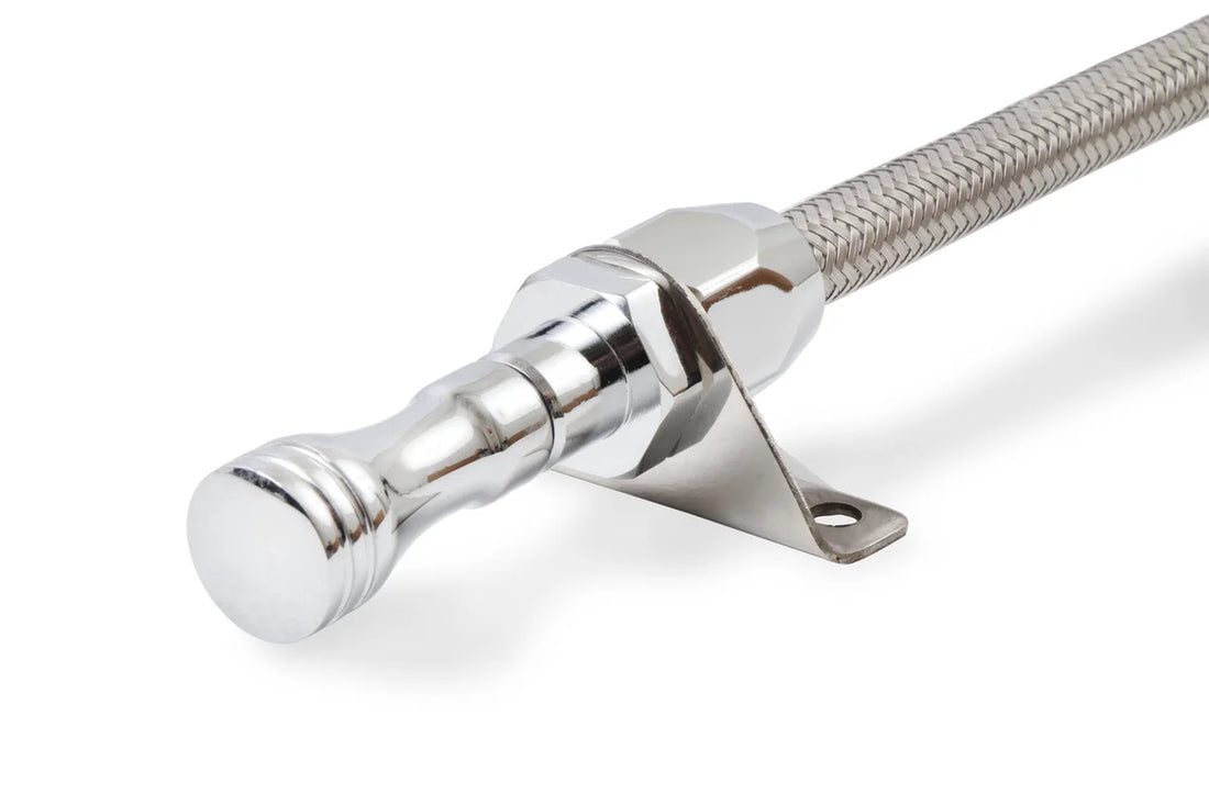 Mr Gasket Mr. Gasket Automatic Transmission Dipstick & Tube - Braided Stainless Steel 9704G - Additional View 5