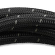 Load image into Gallery viewer, Mr Gasket Mr. Gasket Black Nylon Braided Hose 6 AN - 3 Feet 840306 - Detail View