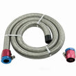 Load image into Gallery viewer, Mr Gasket Mr. Gasket Braided Steel Fuel Line Kit - 3/8 Inch x 3 Foot 1526 - Main Product View