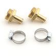 Load image into Gallery viewer, Mr Gasket Mr. Gasket Carburetor Inlet Fittings - 7/8-20 Male To 3/8 Inch Hose Barb - Brass