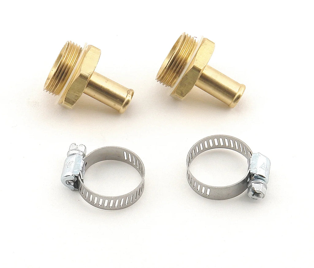 Mr Gasket Mr. Gasket Carburetor Inlet Fittings - 7/8-20 Male To 3/8 Inch Hose Barb - Brass